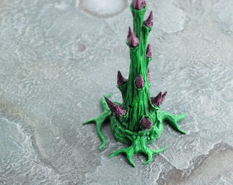 Alien Plant Painted Terrain: "Thorny Tree" for Warhammer, Infinity, Star Wars or TTRPGS