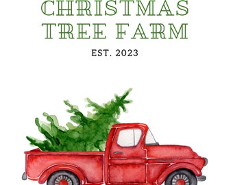 Farma choinkowa do wydrukowania