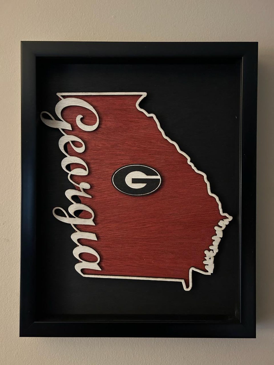 University of Wall Art Layered Wood Art Laser Etsy