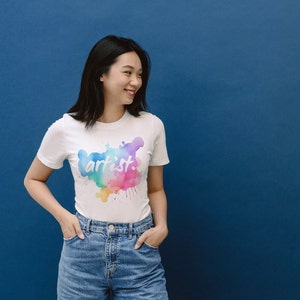 Künstler T-Shirt, Maler T-Shirt, T-Shirt für Kreative, Aquarell Künstler Shirt, T-Shirt für Künstler, Künstler Geschenk, Geschenk für Künstler, Aquarell T-Shirt