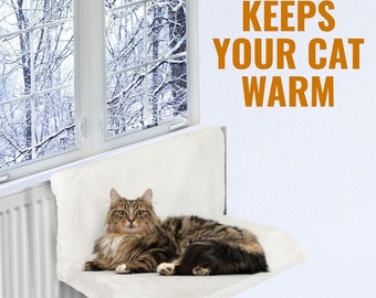 kat hangend warm bed Warm Fleece Kitten Kat Hangend Radiator Hondbed Mand Wieg Hangmat Pluche