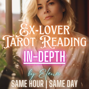 Lectura de Tarot de Amor Ex Relación, Lectura a Ciegas, Lectura Psíquica con Cartas de Tarot, Lectura detallada de Tarot a Ciegas, Consejo Espiritual, Tarot de Amor