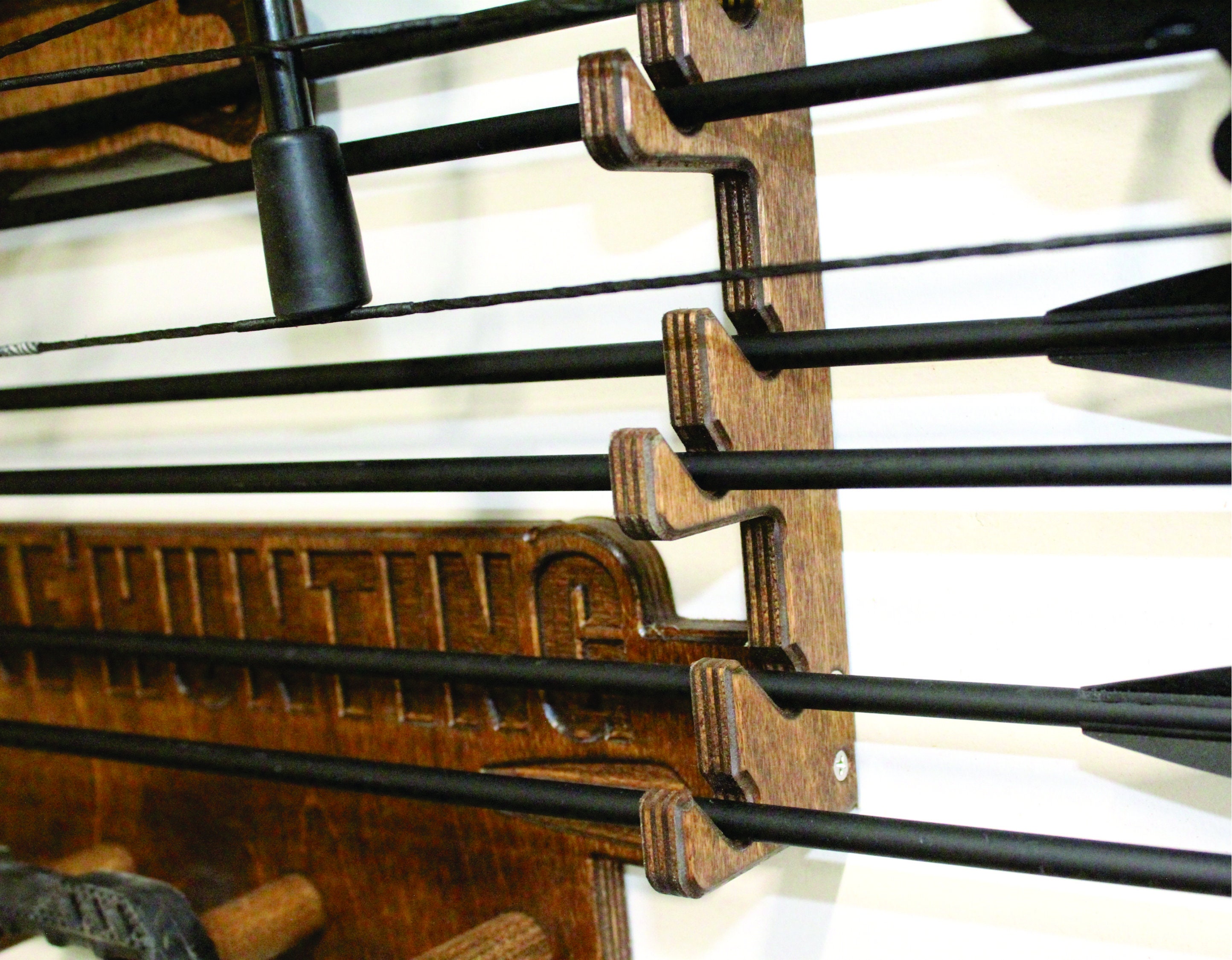 Compound Bow Holder: Wall Mounted Archery Rack With Arrow Storage - Etsy