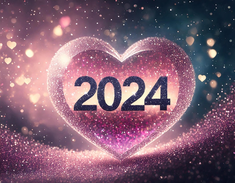 2025 Heart for Valentine's Day Designs Pink Red White Gold Glitter