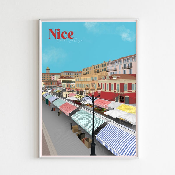 Illustration Nice - Collection "Côte d'Azur"