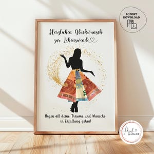 Contant geld cadeau levensverandering | Cadeau voor een keerpunt in het leven | Zegeningsceremonie | Gefeliciteerd kaart levensverandering