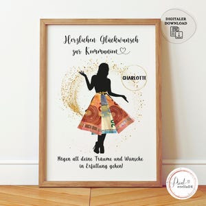 Personalized money gift for communion I money gift for first communion I gift idea for communion | gift for communion