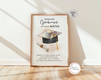 Master's cash gift | Master's gift | Graduation cash gift | Graduated gifts | Graduation gift