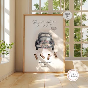Money gift wedding | Personalized wedding gift money | Wedding poster | | Wedding gift to print | Bride and groom gift