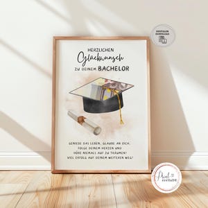 Geldgeschenk Bachelor | Geschenkidee Bachelor | Geldgeschenk Abschluss | Studium bestanden Geschenke | Abschlussgeschenk
