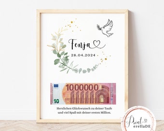 Geldgeschenk Kommunion Konfirmation Taufe I Konfirmationsgeschenk I Kommunionsgeschenk I Geschenk mit Geld