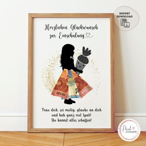 Geldgeschenk Einschulung | Geschenkidee Einschulung | Einschulung Geschenk Geld | Schulanfang | erste Klasse | Schulkind geschenk