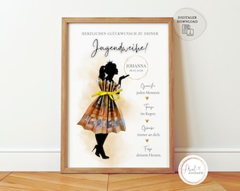 Gepersonaliseerd geldcadeau voor de vormsel | Doe-het-zelf vormselcadeau - een creatieve manier om geld te geven | Cadeau voor meisjes, petekinderen | PDF Digitaal A4