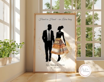 Wedding Money Gift | Personalized Wedding Money Gift | Wedding Poster | DIY Gift for the Bride and Groom | Digital Download