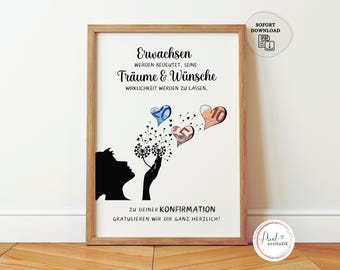 Money Gift for Confirmation | DIY Confirmation Gift | Gift Idea for Giving Money | Money Packaging | Confirmation Card PDF Instant Download