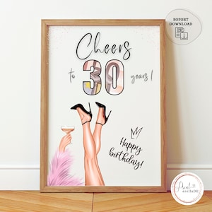 Geldgeschenk 30. Geburtstag | Geldgeschenk Frau Freundin | Wunscherfüller Geburtstagsgeschenk | Geburtstagsgeschenk Geld