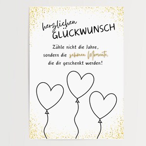 Geldgeschenk Geburtstag | DIY Geburtstagsgeschenk Karte Last Minute Geschenkidee | Geschenk zum Geld verschenken | PDF Sofort Download Bild 7