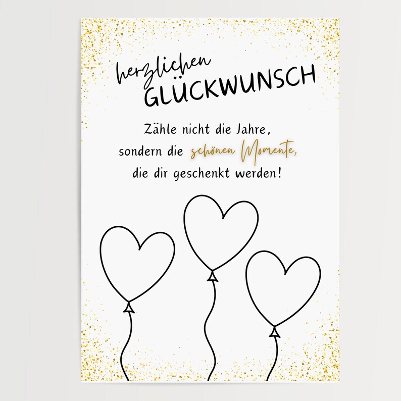 Geldgeschenk Geburtstag | DIY Geburtstagsgeschenk Karte Last Minute Geschenkidee | Geschenk zum Geld verschenken | PDF Sofort Download Bild 7
