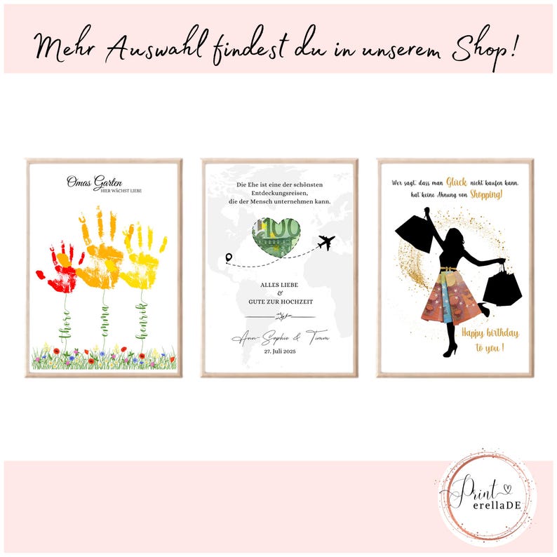 Geldgeschenk Geburtstag | DIY Geburtstagsgeschenk Karte Last Minute Geschenkidee | Geschenk zum Geld verschenken | PDF Sofort Download Bild 9
