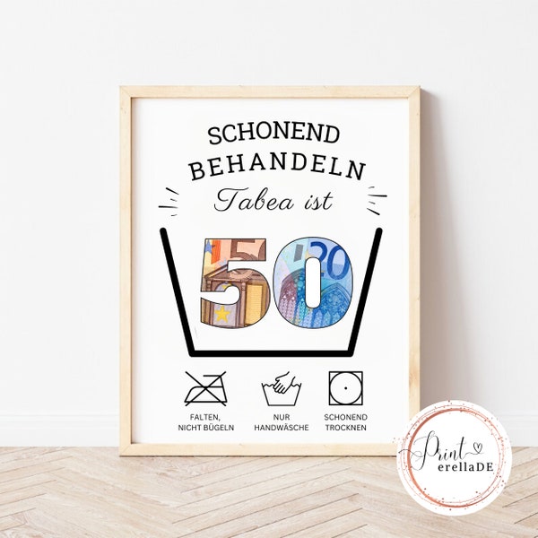 Personalized money gift birthday | Digital money gift for your birthday | Gift with money | Birthday gift money