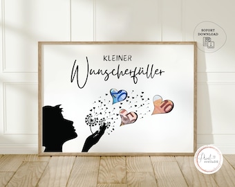Geldgeschenk Geburtstag | Geburtstagsgeschenk | Last Minute Geschenk zum Geburtstag PDF Sofort Download | Geschenk | kleiner Wunscherfüller