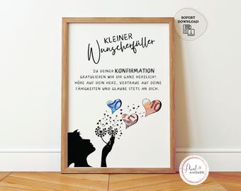 Geldgeschenk voor de vormsel | Vormselcadeau | DIY-cadeau-idee voor de vormsel | Creatieve manier om geld te geven als printbaar cadeau