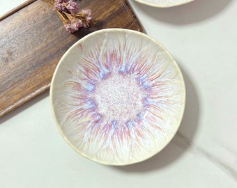 Handmade Ceramic Bowl,Salad Bowl,Fruit Bowl,Ramen Bowl,Pink Glaze,Unique Gift,Birthday Gift,Ceramic Dish,Ring Dish,Trinket Dish,Foodie Gift