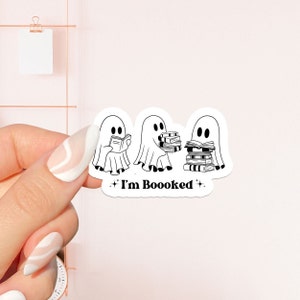I'm booked Sticker, bookish Sticker, book lover gift, bookish Merch, Kindle Sticker, Smut Reader, reading lover, e-reader