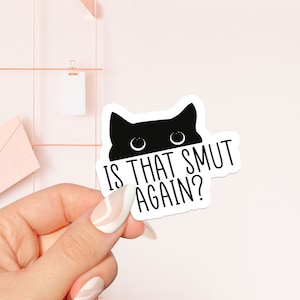 Is that smut agian sticker, bookish Sticker, book lover gift, bookish Merch, Kindle Sticker, Smut Reader, reading lover, e-reader