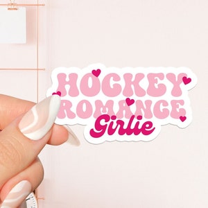 Adesivo Romance Hockey , adesivo libresco , regalo per gli amanti dei libri , Merch libresco , adesivo Kindle , Smut Reader , amante della lettura, e-reader