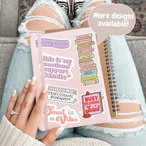 To be read Sticker, bookish Sticker, book lover gift, bookish Merch, Kindle Sticker, Smut Reader, reading lover, e-reader image 2