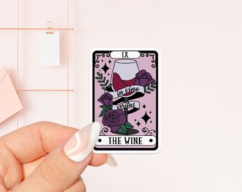 The wine sticker, bookish sticker, book lover gift, bookish merch, Kindle sticker, smut reader, reading lover, e-reader