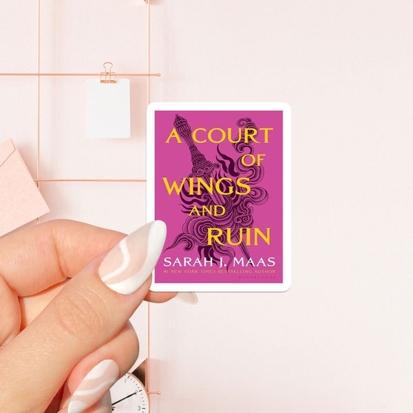 A court of wings and ruin Sticker, bookish Sticker, book lover gift , bookish Merch , Kindle Sticker, Smut Reader, reading lover, e-reader