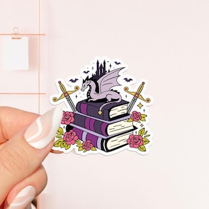 adesivo viola, adesivo libresco, regalo per amanti dei libri, merchandising libresco, adesivo Kindle, lettore di ebook, amante della lettura, e-reader