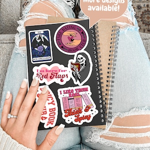 Lips Sticker, bookish Sticker, book lover gift, bookish Merch, Kindle Sticker, Smut Reader, reading lover, e-reader image 5