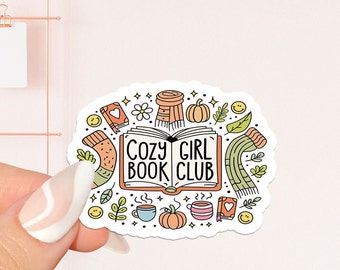 Crazy girl book club Sticker , bookish Sticker ,book lover gift , bookish Merch , Kindle Sticker , Smut Reader , reading lover, e-reader