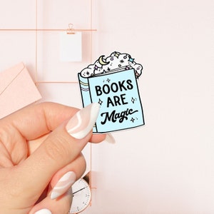 books are magic sticker , bookish Sticker, book lover gift, bookish Merch, Kindle Sticker, Smut Reader, reading lover, e-reader