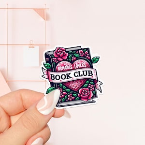 romance bookclub Sticker , bookish Sticker , book lover gift , bookish Merch , Kindle Sticker , Smut Reader , reading lover, e-reader