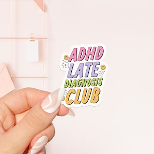 Adesivo ADHD, adesivo libresco, regalo per gli amanti dei libri, merch libresco, adesivo Kindle, lettore osceno, amante della lettura, e-reader