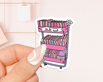 To be read Sticker, bookish Sticker, book lover gift, bookish Merch, Kindle Sticker, Smut Reader, reading lover, e-reader
