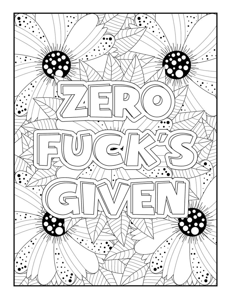 Adult Motivational Swear Words Coloring Pages 252 Pages. Because Life's