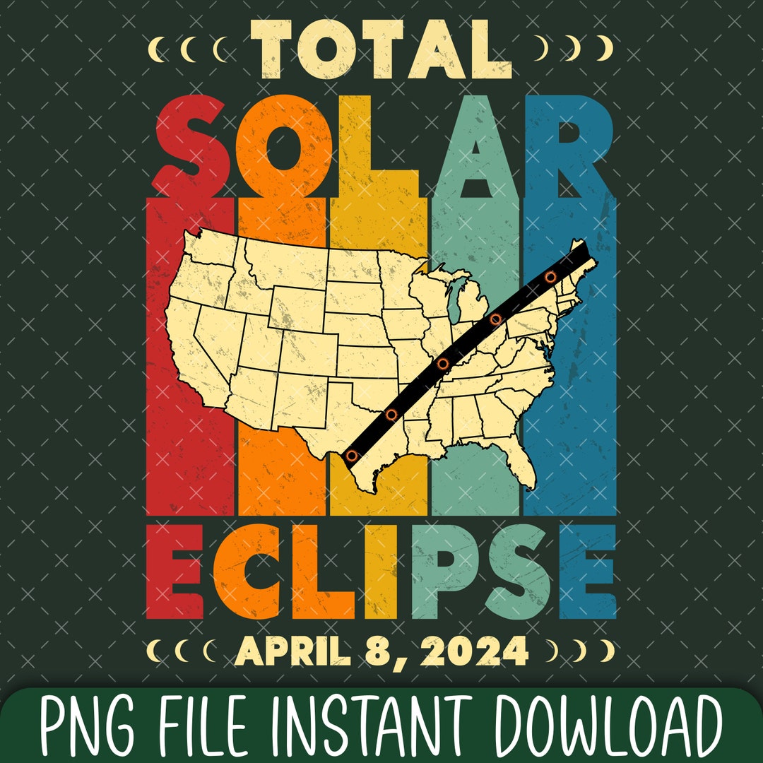 Total Solar Eclipse April 8th 2024 Png, Total Solar Eclipse 2024 Png