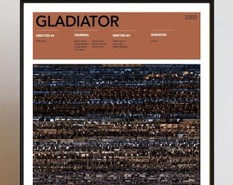 Gladiator Filmrahmen Poster | Film Wandkunst