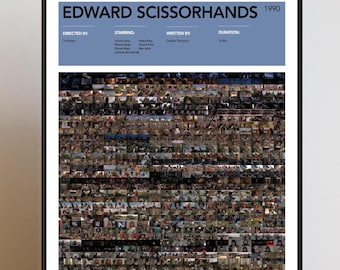 Edward mit den Scherenhänden Film Poster | Film Kunstdruck