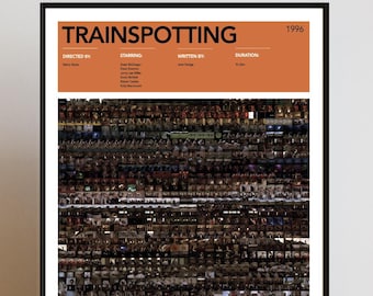 Trainspotting Film Matrix Poster | Film Sammlerstück