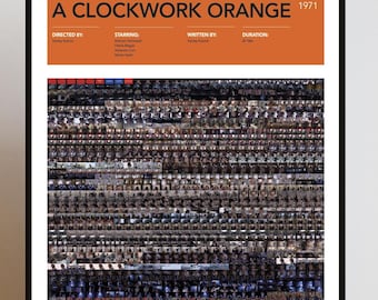 Ein Uhrwerk Orange Poster | Film Wandkunst