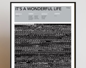 It's a Wonderful Life Movie Poster - Filmklassiker Kunstdruck