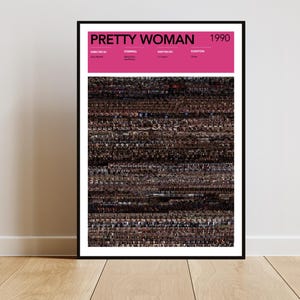 Póster de Mujer Bonita / Láminas y marcos de películas únicos / Arte mural / Regalos para amantes del cine / Tamaño A0 A1 A2 A3 A4