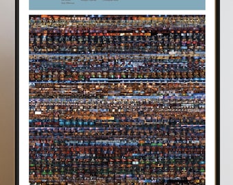 The Lego Filmposter | Film Montage Rahmen Druck