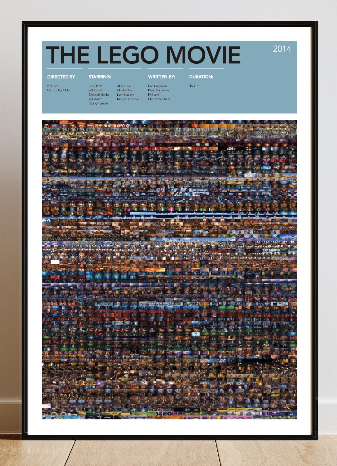 The Lego Movie Poster | Unique Movie Prints and Frames | Wall Art | Gifts  for Film Lovers | A0 A1 A2 A3 - Etsy, image size:1172x1622